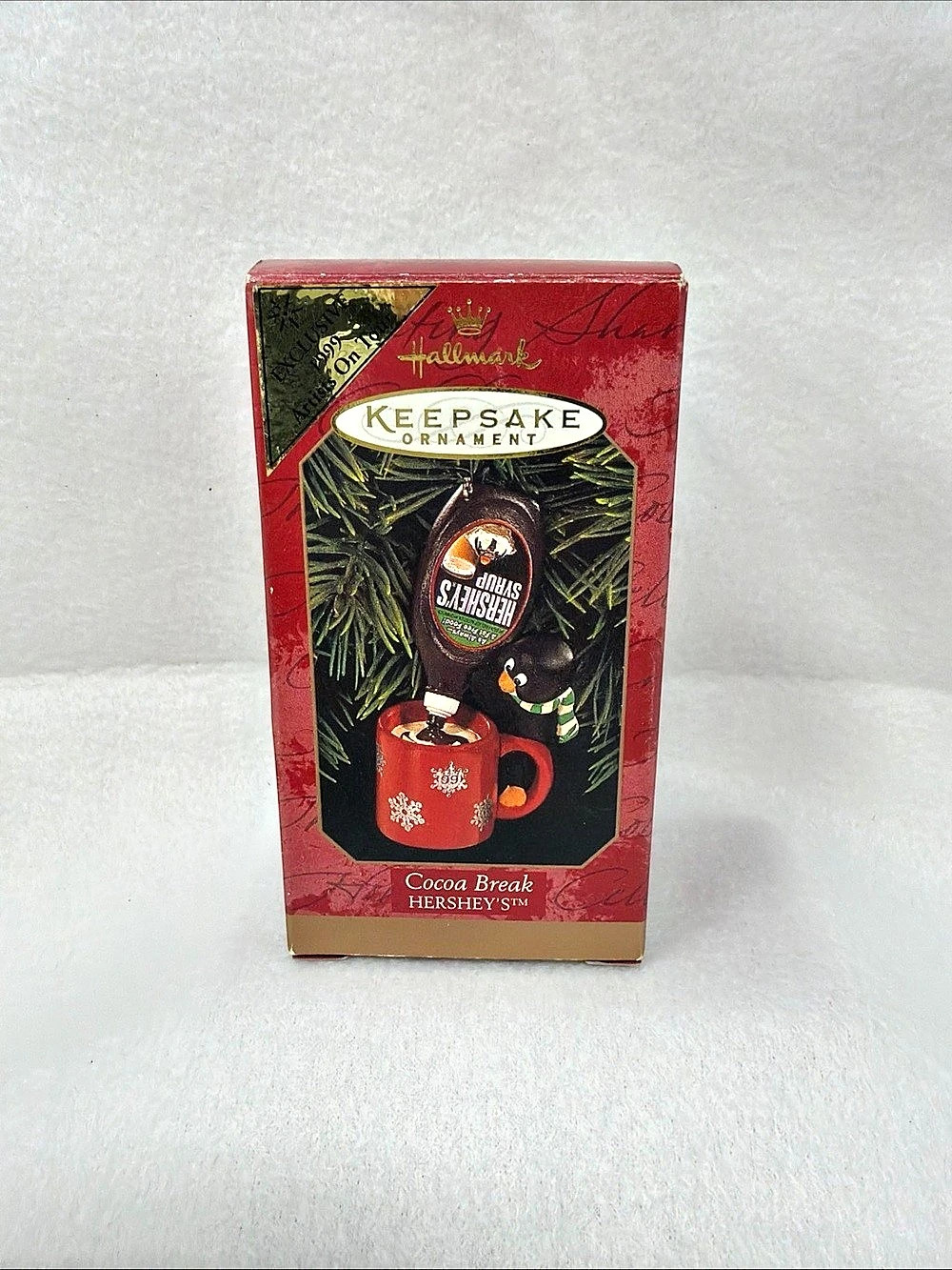 1999 Hallmark Keepsake Ornament’ Cocoa Break’ Colorway Repaint Artist On Tour